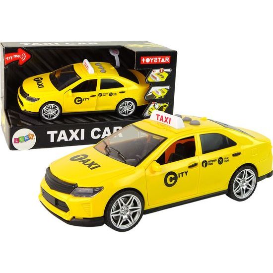 Dětské auto Taxi žluté 1:14