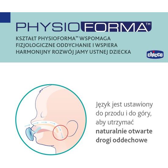Physio Micro Silikonový dudlík - modrý 2ks