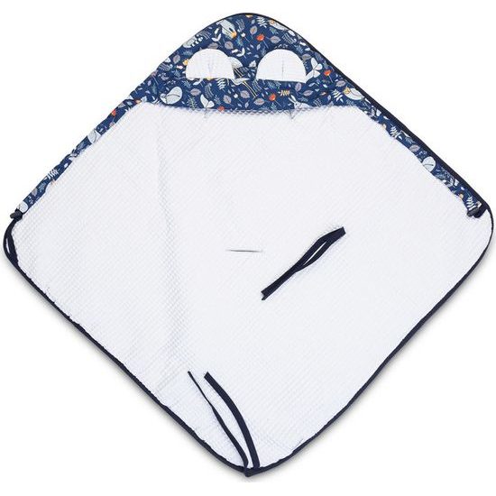 Sensillo Zavinovačka do autosedačky wafel krajina zvířat modrá