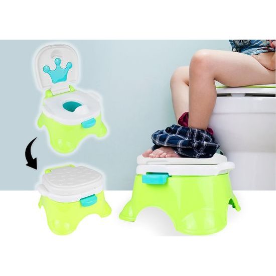 Interaktivní hrající nočník 3v1 Funny Potty zelený