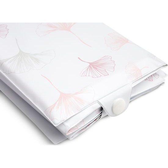 Cestovní přebalovací podložka Ginkgo biloba růžová