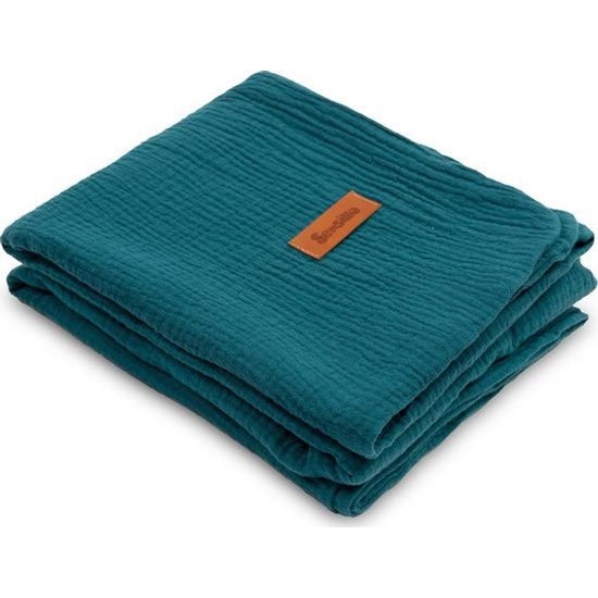 Dětská mušelinová deka Sensillo 75x100 cm - oceán