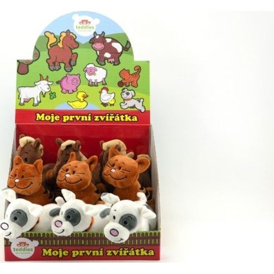 Zvířátko - Moje první zvířátka se zvukem - mix 3 druhy