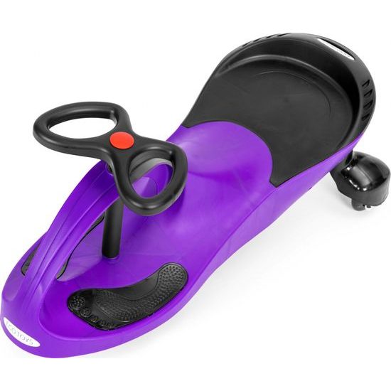 Ecotoys gravitační odrážedlo se svítícími koly Spinner - fialové