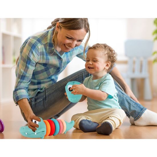 Senzorické kroužky pro nejmenší Color Crocodille