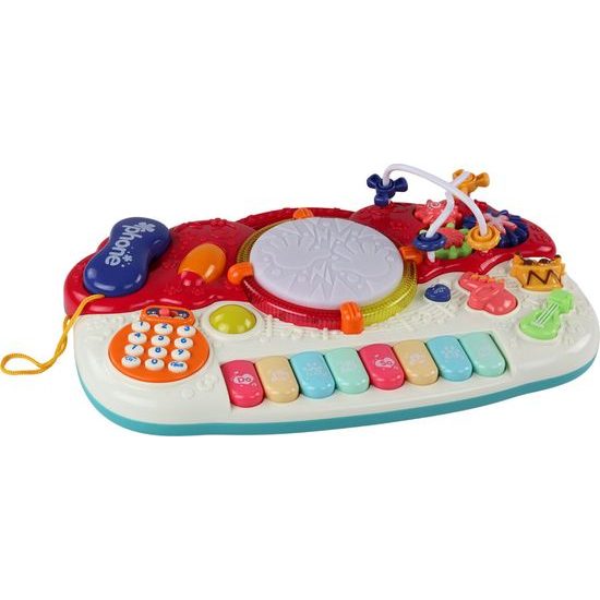 Vzdělávací hudební klavír s bubínkem