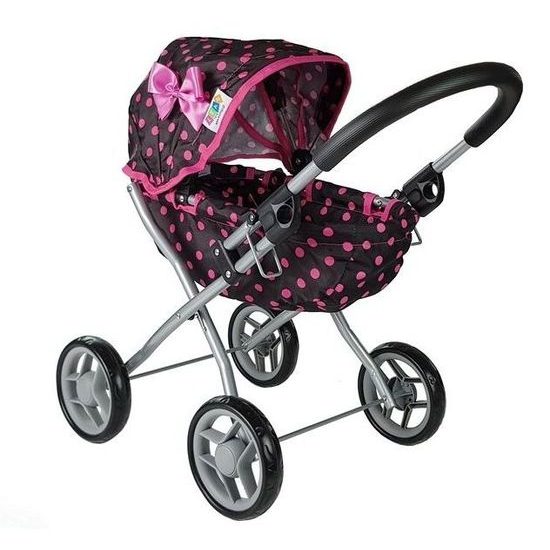 Alice kočárek pro panenky 5249 černý