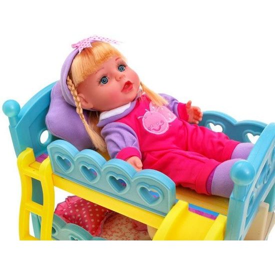 Panenky Jessica a Charlie s postýlkou a příslušenstvím Baby Bed