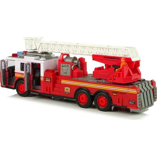 Požární auto se žebříkem, světly a zvukem