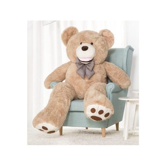 Plyšový medvěd Maty 160 cm béžový