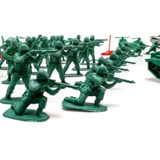 Velká sada plastových vojáčků s příslušenstvím Soldier Playset 300 kusů