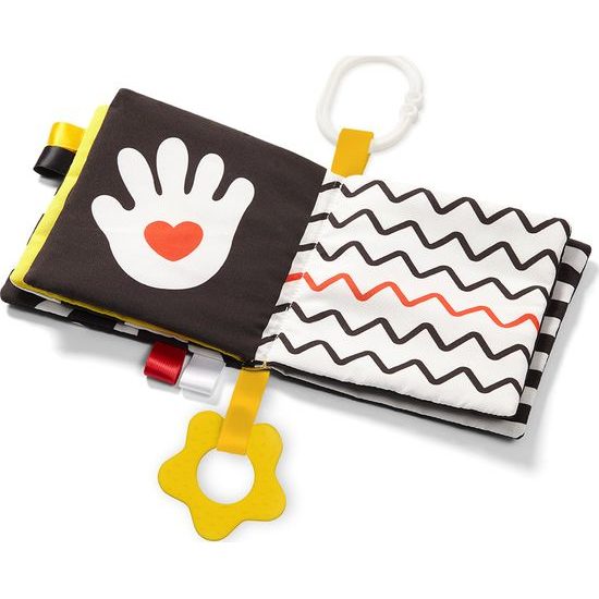 BabyOno měkká senzorická knížka My Contrast book