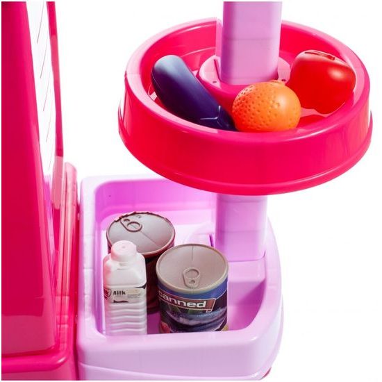 Majlo Toys dětská kuchyňka se světlem a zvuky Kids Chef růžová