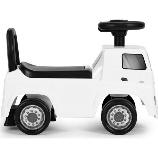 Dětské mini odrážedlo se zvuky Mercedes Actros - bílé