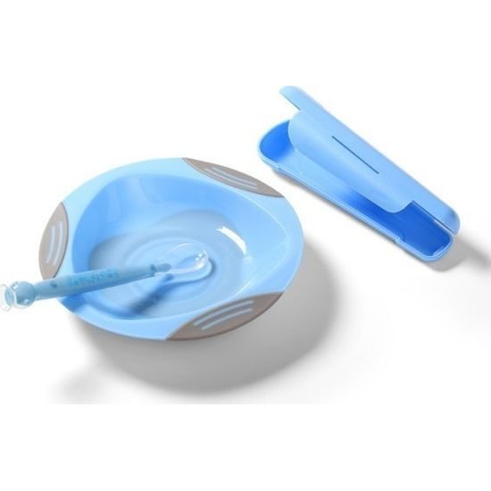 BABYONO Lžička silikonová s obalem 6 m+ 1ks