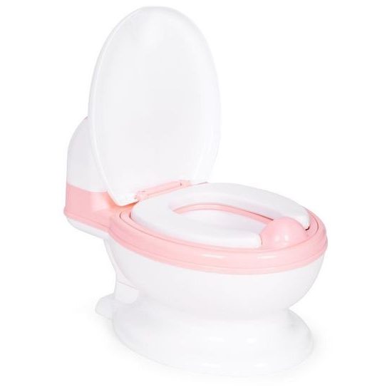 Ecotoys dětský nočník růžovo-bílý