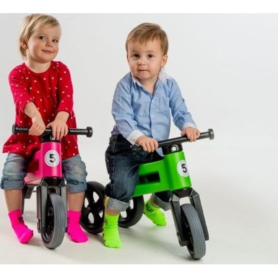 Odrážedlo FUNNY WHEELS Rider Sport růžové 2v1