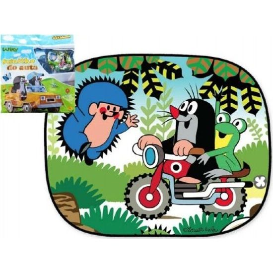 Sluneční clona do auta Krtek 2ks