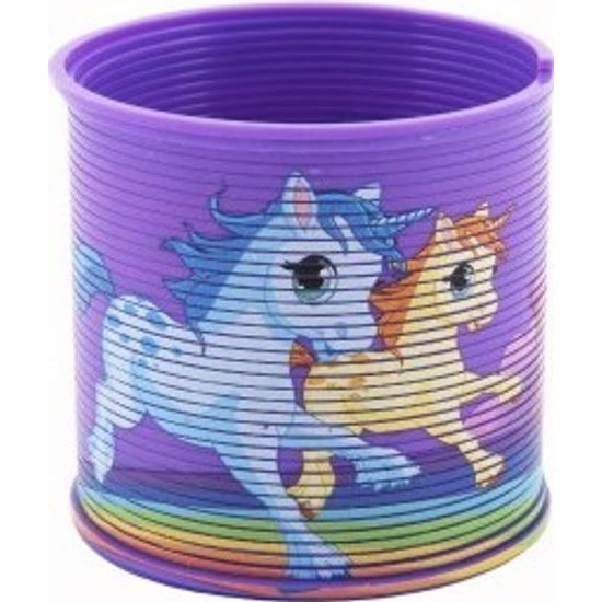 Spirála/ pružina jednorožec - mix 4 barvy