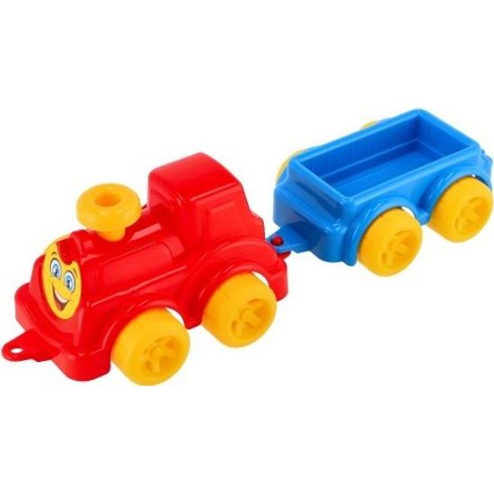 Lokomotiva s vagonem