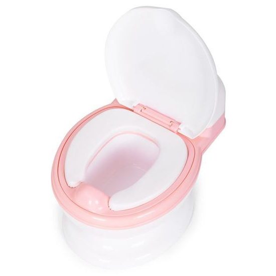 Ecotoys dětský nočník růžovo-bílý