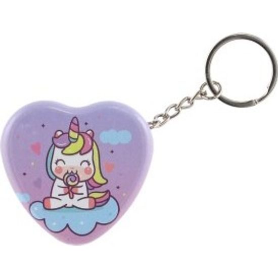 Přívěsek/Krabička srdce, jednorožec - mix barev