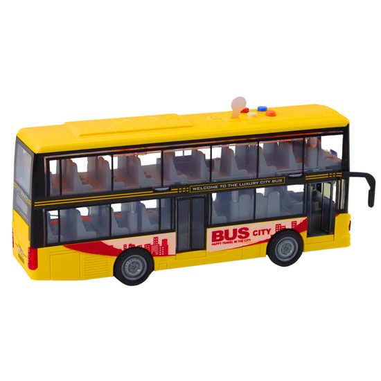 Dětský poschoďový autobus se světlem a zvuky City Bus 1:16