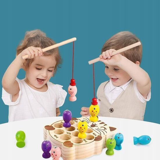 Doris dětská hra lovení rybiček na magnet Cat Fishing