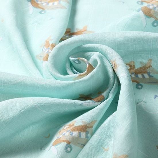 Bambusové plenky šedá/máta