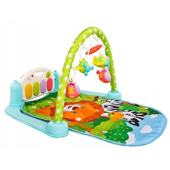 SMONTOVÁNO Doris hrací deka s hrazdou, piankem a dálkovým ovládáním Gym Mat