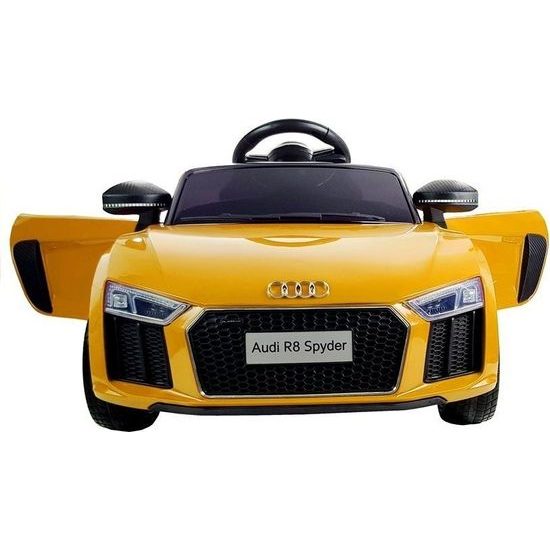 Elektrické auto Audi R8 Spyder žluté