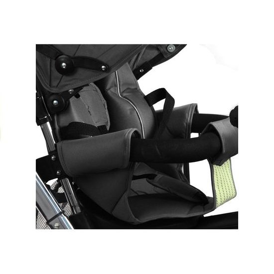 ROZBALENO Majlo Toys oboustranná tříkolka s nafukovacími koly PRO700 černá