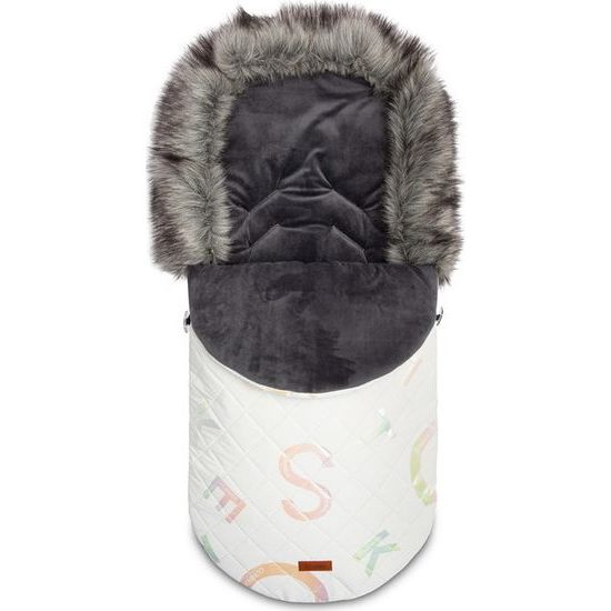 Zimní fusak do kočárku Climber vanilkový