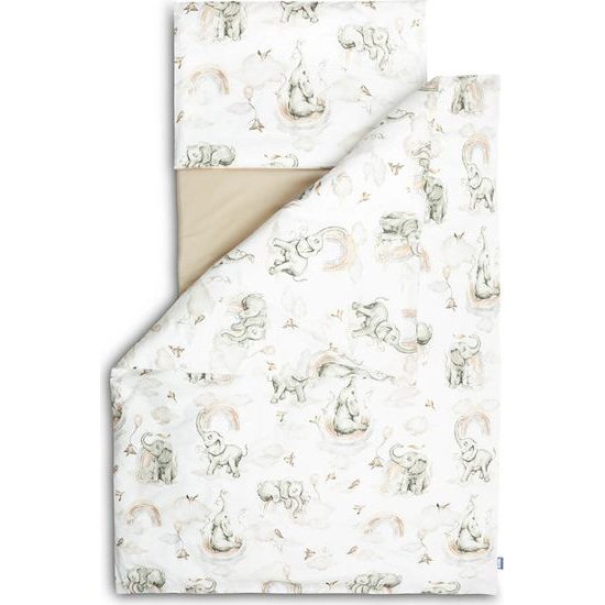Dětská sada do postýlky polštář a peřina 3ks Sloní sen