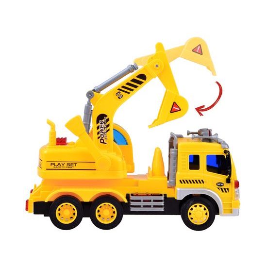 Bagr se světly a zvukem pro děti City Builder 1:16