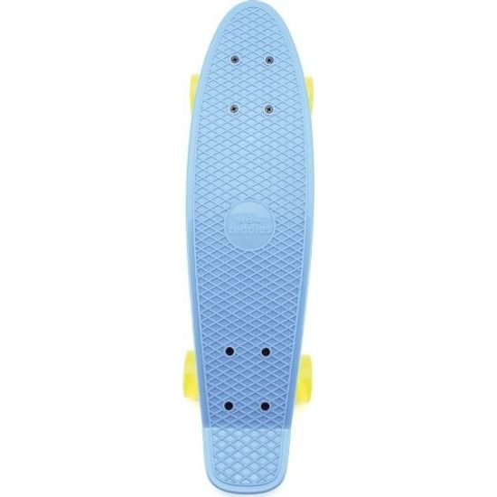 Skateboard - pennyboard - modrá barva, žlutá kola