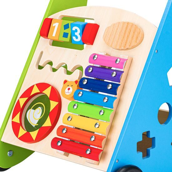 Ecotoys dřevěné edukační chodítko Funny Walker