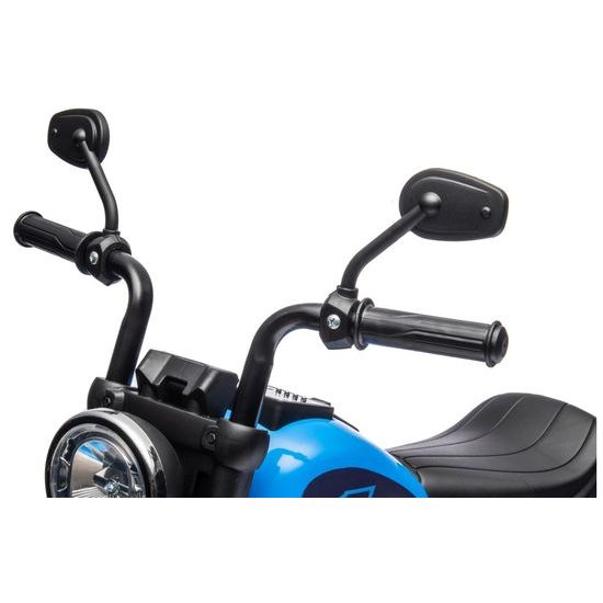 Dětská elektrická motorka Faster - modrá