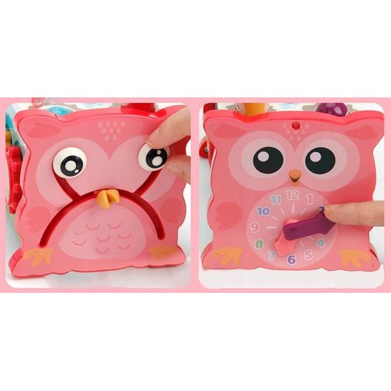 Magická edukační kostka pro děti 8v1 modrá