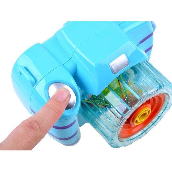 Majlo Toys bublifuk na baterie Fotoaparát modrý
