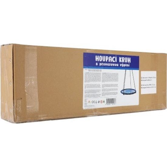 Houpací kruh modrý 80 cm provazová výplň