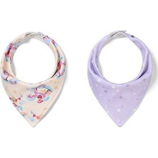 Dětský šátkový bryndáček - houpací koníci 2ks