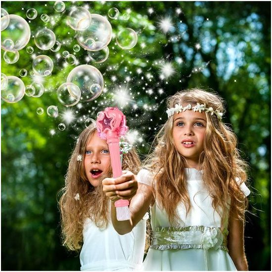 Dětský bublifuk na baterie Magická hůlka