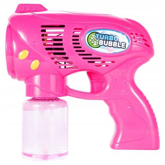 Bublifuk pistole na baterie Turbo Bubble růžová