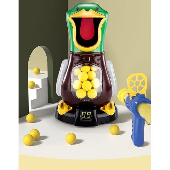 Dětská hra Hladová kachna - střelba na cíl