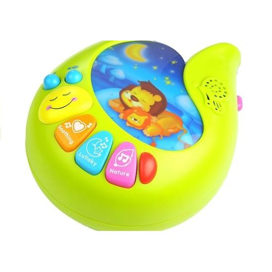 Huile Toys kolotoč nad postýlku se světlem a zvuky Sun Baby