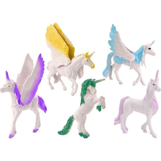 Sada figurek jednorožců a pegasů 6ks