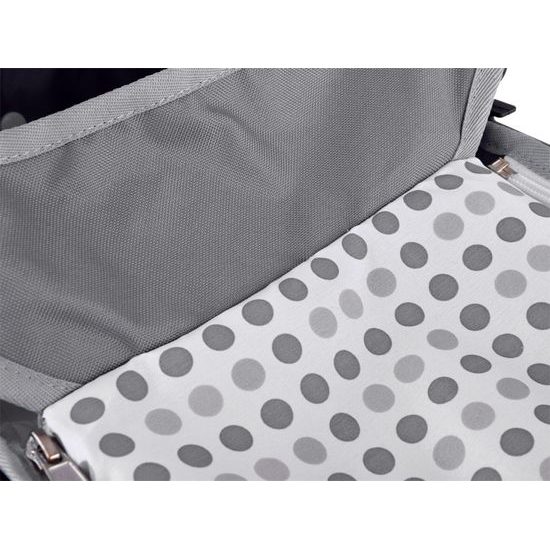 Kočárek pro panenky 4v1 kombinovaný Alice 4543 šedý