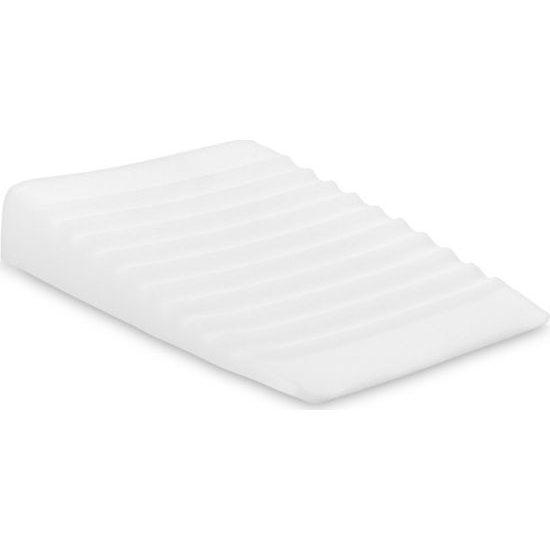 Kojenecký klínový polštář do kočárku 30x37 cm bílý