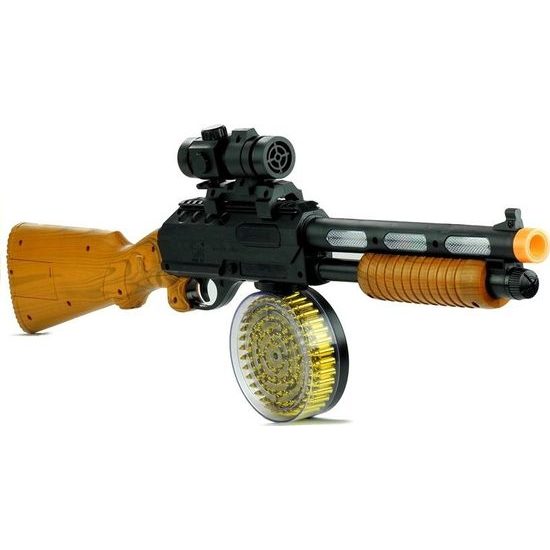 Dětský svítící samopal